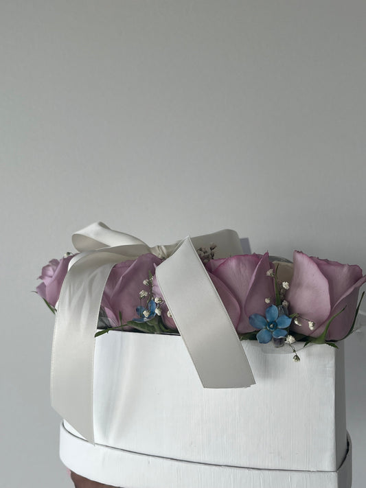 Rose Lindt Heart Box in Pastels