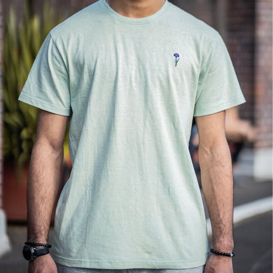 Jungle Embroidered Hemp Tee