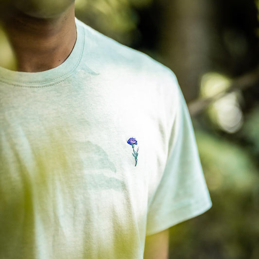 Jungle Embroidered Hemp Tee